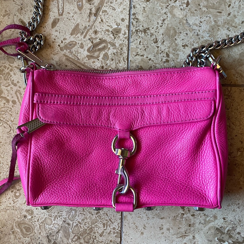 Hot Pink Rebecca minkoff crossbody bag